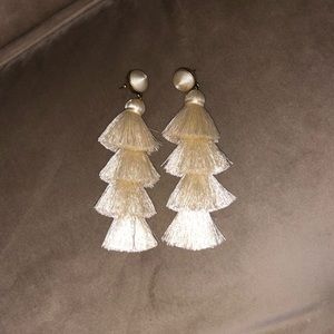BaubleBar Gabriella Stud Tassel Earrings